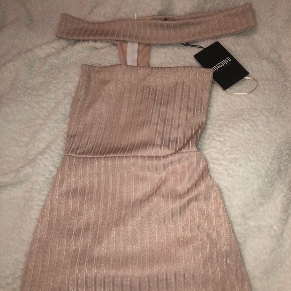 rubbed cut out bodycon nude - Picture 4 of 4